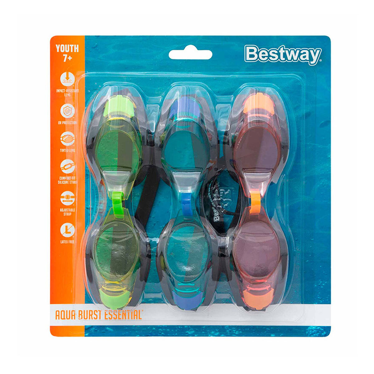 Laste ujumisprillid Bestway 21099 / 23 Must